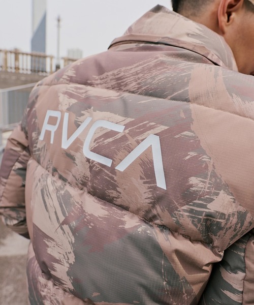 RVCA(ルーカ)の「RVCA メンズ BACK PRINT PUFFER JKT ジャケット 【2025年秋冬モデル】/ルーカエコダウンパフブルゾン(ブルゾン・メンズ・ブラック/ブラウン系カモフラージュ/グリーン系その他/オフホワイト・X-LARGE/LARGE/MEDIUM/SMALL)」の20枚目の写真