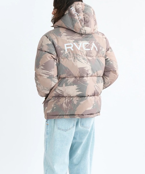 RVCA(ルーカ)の「RVCA メンズ BACK PRINT PUFFER JKT ジャケット 【2025年秋冬モデル】/ルーカエコダウンパフブルゾン(ブルゾン・メンズ・ブラック/ブラウン系カモフラージュ/グリーン系その他/オフホワイト・X-LARGE/LARGE/MEDIUM/SMALL)」の14枚目の写真