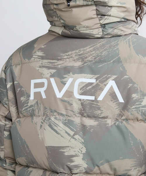 RVCA(ルーカ)の「RVCA メンズ BACK PRINT PUFFER JKT ジャケット 【2025年秋冬モデル】/ルーカエコダウンパフブルゾン(ブルゾン・メンズ・ブラック/ブラウン系カモフラージュ/グリーン系その他/オフホワイト・X-LARGE/LARGE/MEDIUM/SMALL)」の7枚目の写真