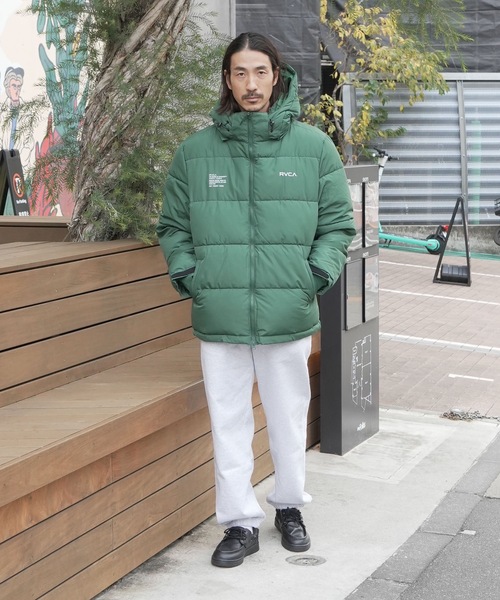 RVCA メンズ BACK PRINT PUFFER JKT ジャケット 【2025年秋冬モデル