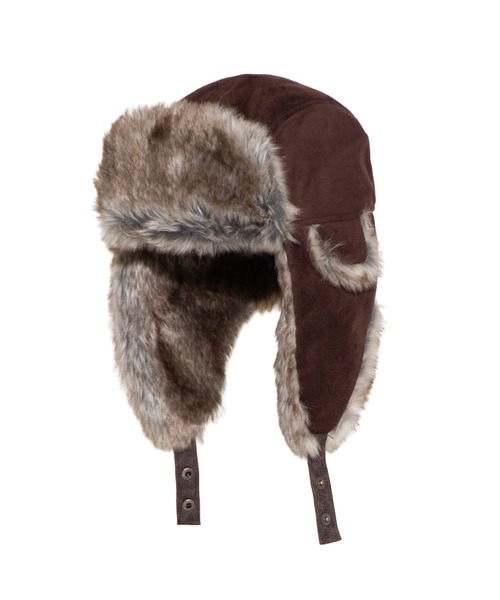 PUNYUS（プニュズ）の「フライトキャップ（キャップ・レディース・ブラウン・FREE）」の3枚目の写真