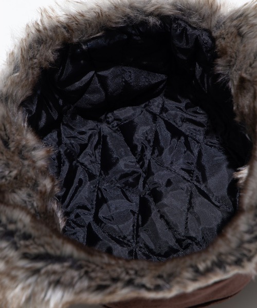 PUNYUS（プニュズ）の「フライトキャップ（キャップ・レディース・ブラウン・FREE）」の8枚目の写真