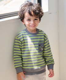 kladskap（クレードスコープ）の「電車胸ポケットボーダートレーナー（スウェット）」