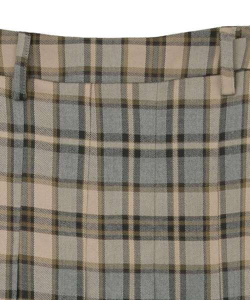 CRAFT STANDARD BOUTIQUE（クラフトスタンダードブティック）の「フロントプリーツスカート◆（スカート・レディース・ブラウン系その他4/ブラウン/グレー系その他3・M/L）」の13枚目の写真