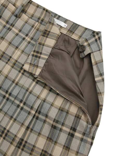 CRAFT STANDARD BOUTIQUE（クラフトスタンダードブティック）の「フロントプリーツスカート◆（スカート・レディース・ブラウン系その他4/ブラウン/グレー系その他3・M/L）」の15枚目の写真