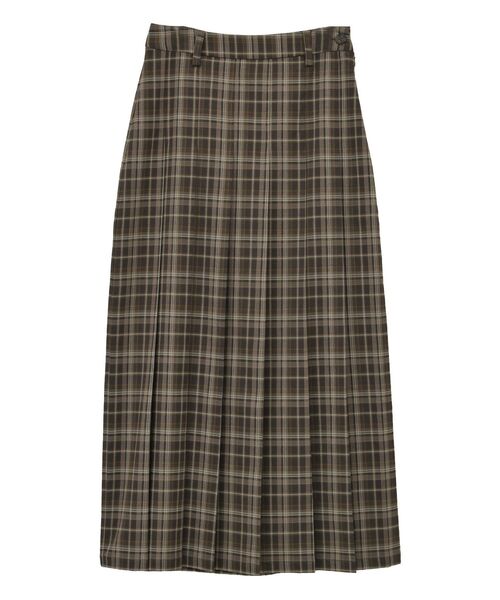 CRAFT STANDARD BOUTIQUE（クラフトスタンダードブティック）の「フロントプリーツスカート◆（スカート・レディース・ブラウン系その他4/ブラウン/グレー系その他3・M/L）」の20枚目の写真