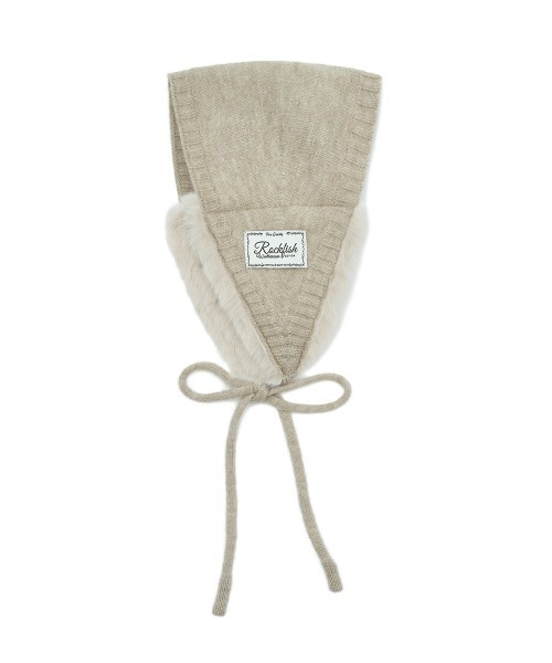 ROCKFISH WEATHERWEAR(ロックフィッシュウェザーウェア)の「FLUFFY EARMUFF(イヤーマフ・レディース・ベージュ/ライトグレー/ピンク/スカイブルー/グレー・FREE)」の4枚目の写真