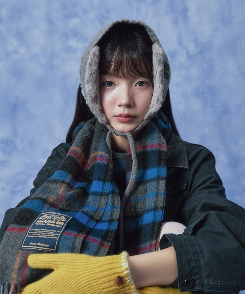 ROCKFISH WEATHERWEAR(ロックフィッシュウェザーウェア)の「FLUFFY EARMUFF(イヤーマフ・レディース・ベージュ/ライトグレー/ピンク/スカイブルー/グレー・FREE)」の19枚目の写真