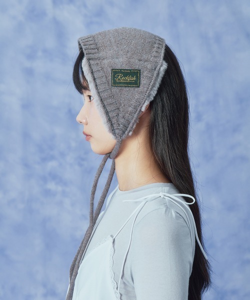 ROCKFISH WEATHERWEAR(ロックフィッシュウェザーウェア)の「FLUFFY EARMUFF(イヤーマフ・レディース・ベージュ/ライトグレー/ピンク/スカイブルー/グレー・FREE)」の20枚目の写真