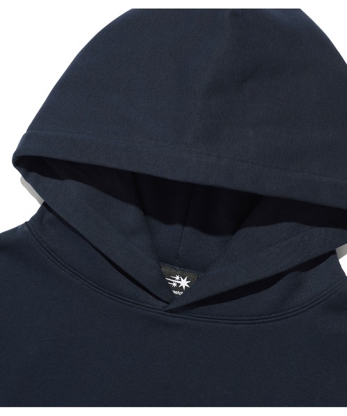 NICE GHOST CLUB（ナイスゴーストクラブ）の「A'GEM/9 × .kom 『NICE GHOST CLUB/ナイスゴーストクラブ』3STAR LOGO HOODIE/スターロゴデザイン プルオーバーパーカー（パーカー・レディース・ネイビー/ブラック/グレー・M）」の13枚目の写真