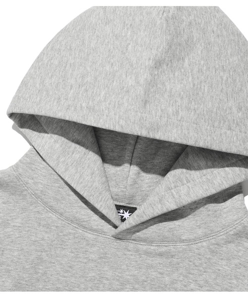 NICE GHOST CLUB（ナイスゴーストクラブ）の「A'GEM/9 × .kom 『NICE GHOST CLUB/ナイスゴーストクラブ』3STAR LOGO HOODIE/スターロゴデザイン プルオーバーパーカー（パーカー・レディース・ネイビー/ブラック/グレー・M）」の7枚目の写真