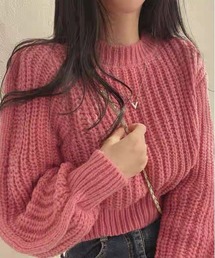 SEN TOKYO（セントーキョー）の「ローゲージクルーネックニット（ニット/セーター・レディース）」