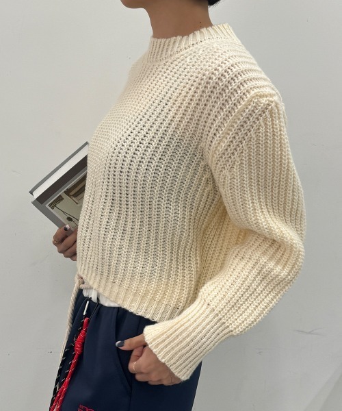 ローゲージクルーネックニット（ニット/セーター）｜SEN TOKYO（セン