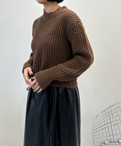 ローゲージクルーネックニット（ニット/セーター）｜SEN TOKYO（セン