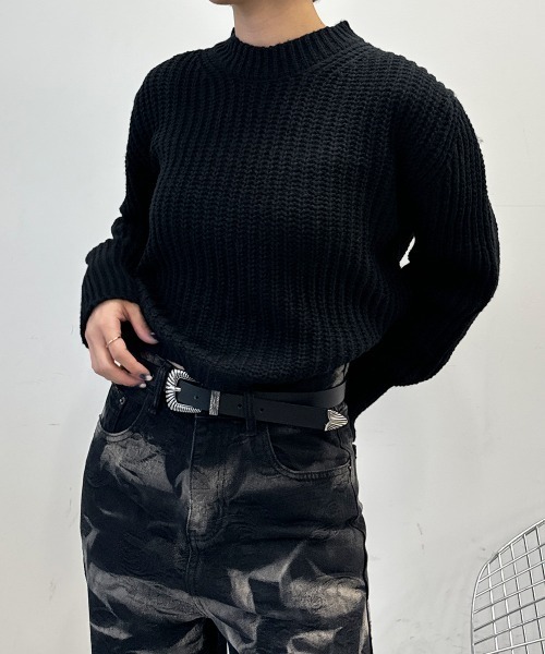 SEN TOKYO（セントーキョー）の「ローゲージクルーネックニット（ニット/セーター・レディース・ブラウン/ホワイト/ブラック/ピンク・FREE）」の17枚目の写真