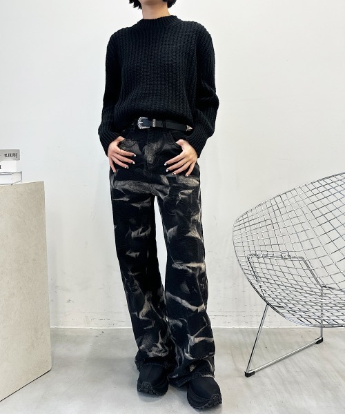 SEN TOKYO（セントーキョー）の「ローゲージクルーネックニット（ニット/セーター・レディース・ブラウン/ホワイト/ブラック/ピンク・FREE）」の18枚目の写真