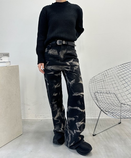 SEN TOKYO（セントーキョー）の「ローゲージクルーネックニット（ニット/セーター・レディース・ブラウン/ホワイト/ブラック/ピンク・FREE）」の20枚目の写真