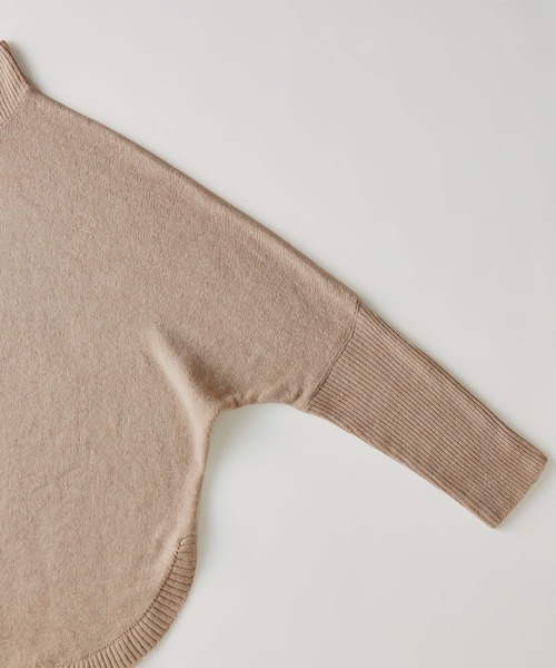 ReDial(リダイアル)の「ロングリブドルマンニット(ニット/セーター・レディース・モカ/チャコール・3L/M/L/LL)」の22枚目の写真