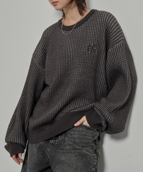 アルチビオ♡レア！ａロゴセーター新品 店舗在庫詳細 - カシミヤ100％メタリックロゴニット | アルチビオ 堀江店