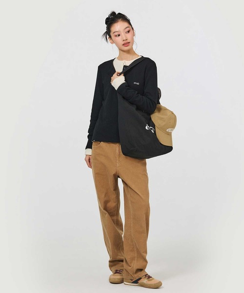 EMIS(イミス)の「NYLON SHOULDER BAG(ショルダーバッグ・レディース・ライトブルー/ブラック・FREE)」の3枚目の写真