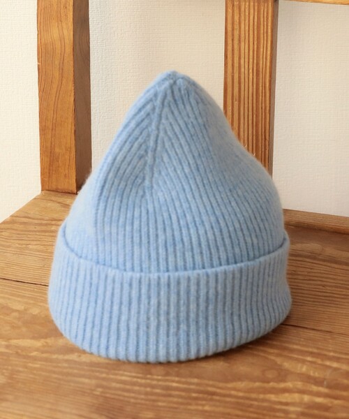 fennica（フェニカ）の「ROBERT MACKIE / Clyde ニット キャップ（ハット・レディース・サックスブルー/イエロー・ONE SIZE）」の2枚目の写真