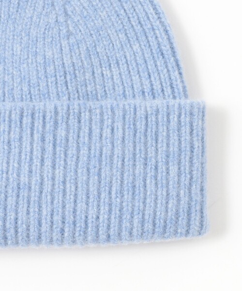 fennica（フェニカ）の「ROBERT MACKIE / Clyde ニット キャップ（ハット・レディース・サックスブルー/イエロー・ONE SIZE）」の4枚目の写真