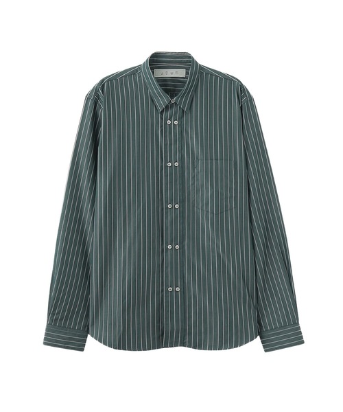 bal(バル)の「BAL DOUBLE BUTTON SHIRT 2139(シャツ/ブラウス・メンズ・ダークオリーブ・L)」の1枚目の写真