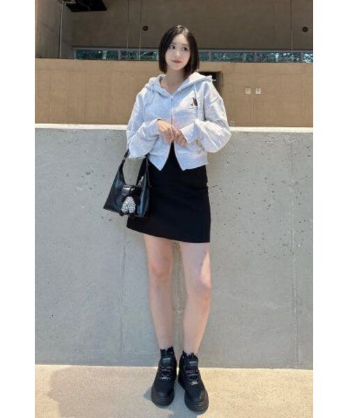 AVANDRESS（アバンドレス ）の「AV LOGO CROP HOOD ZIP-UP WHITE MELANGE（パーカー・レディース・その他・SMALL/MEDIUM）」の21枚目の写真