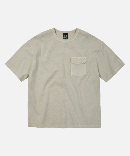 FRIZMWORKS(フリズムワークス)の「CIGARETTE POCKET PIGMENT DYEING TEE _ BEIGE(Tシャツ/カットソー・メンズ・その他・MEDIUM/LARGE/SMALL)」の1枚目の写真