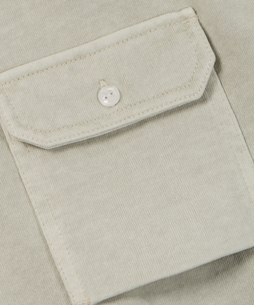 FRIZMWORKS(フリズムワークス)の「CIGARETTE POCKET PIGMENT DYEING TEE _ BEIGE(Tシャツ/カットソー・メンズ・その他・MEDIUM/LARGE/SMALL)」の4枚目の写真