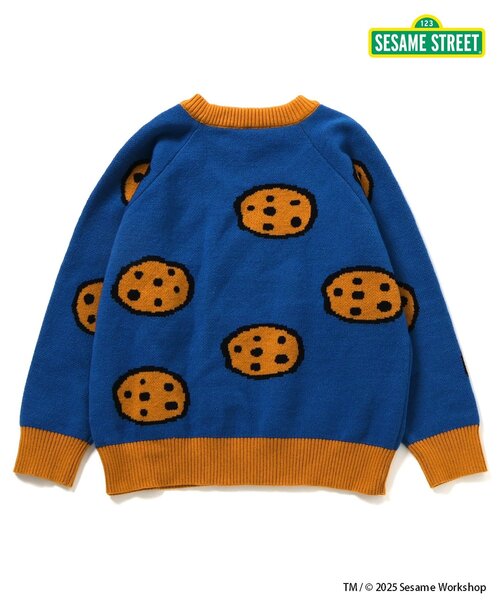 horngarment　セサミストリートコラボ　セーター　MARK & LONA セサミストリート 2色2柄ジャガードセーター（ニット/セーター