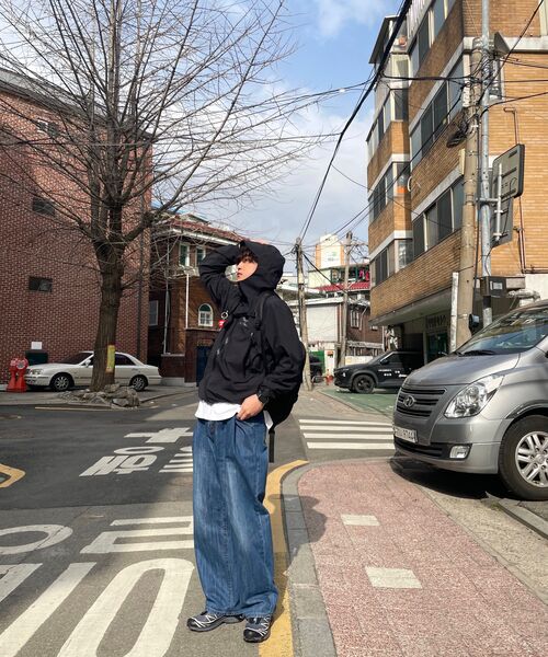 MUSINSA STANDARD（ムシンサスタンダード）の「レイヤードクルーネックTシャツ_ロング丈 [ホワイト]（Tシャツ/カットソー・メンズ・その他・SMALL/MEDIUM/LARGE/X-LARGE/X-SMALL/XX-LARGE）」の12枚目の写真