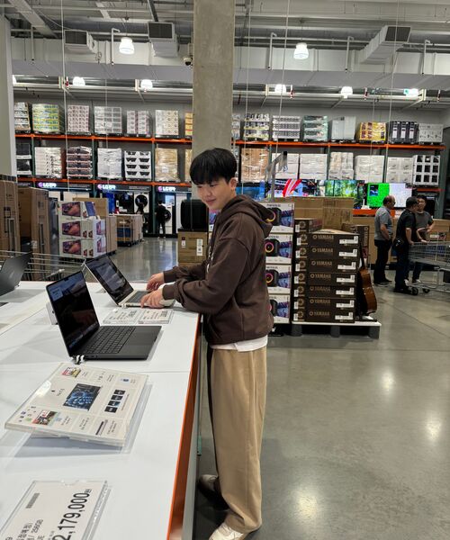 MUSINSA STANDARD（ムシンサスタンダード）の「レイヤードクルーネックTシャツ_ロング丈 [ホワイト]（Tシャツ/カットソー・メンズ・その他・SMALL/MEDIUM/LARGE/X-LARGE/X-SMALL/XX-LARGE）」の11枚目の写真