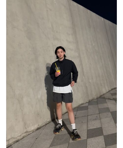 MUSINSA STANDARD（ムシンサスタンダード）の「レイヤードクルーネックTシャツ_ロング丈 [ホワイト]（Tシャツ/カットソー・メンズ・その他・SMALL/MEDIUM/LARGE/X-LARGE/X-SMALL/XX-LARGE）」の8枚目の写真
