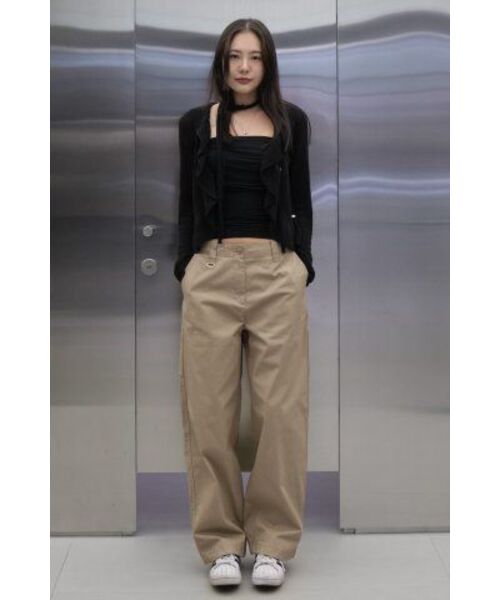 MUSINSA STANDARD WOMAN（ムシンサスタンダードウーマン）の「ウィメンズワイドカーペンターパンツ[ベージュ]（その他パンツ・レディース・その他・30/24/25/26/27/28/29）」の16枚目の写真