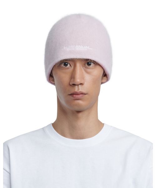 NOMANUAL(NOMANUAL)の「NM HAIRY BEANIE - LIGHT PINK(ニットキャップ/ビーニー・レディース・その他・FREE)」の2枚目の写真