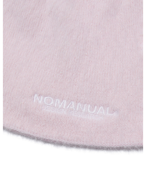NOMANUAL(NOMANUAL)の「NM HAIRY BEANIE - LIGHT PINK(ニットキャップ/ビーニー・レディース・その他・FREE)」の4枚目の写真