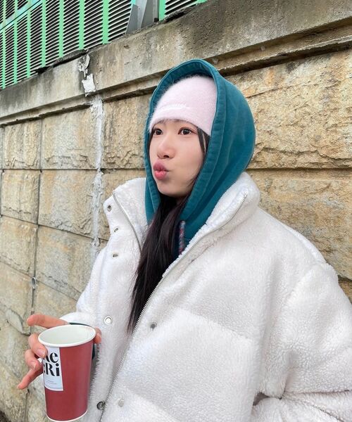 NOMANUAL(NOMANUAL)の「NM HAIRY BEANIE - LIGHT PINK(ニットキャップ/ビーニー・レディース・その他・FREE)」の6枚目の写真