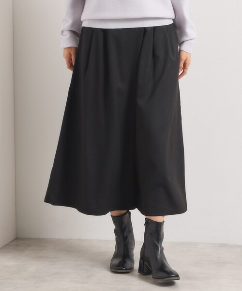 ITS'DEMO(イッツデモ)の「【手洗い可/ウエストゴム】ヘリンボーンスカンツ(その他パンツ・レディース・チャコール/チャコールグレー/ブラック・00)」の8枚目の写真