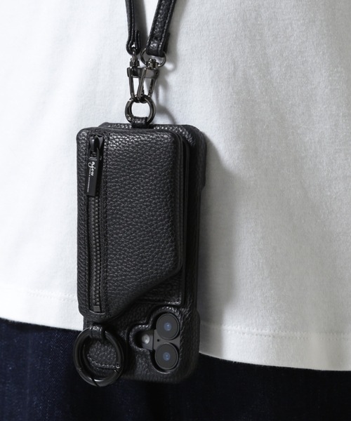 ajew/エジュー/別注【ひも付き】iPhone16/16Pro/17/17Pro