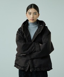 VICKY | ナイロン中綿フードMA-1ジャケット≪手洗い可能≫(MA-1)
