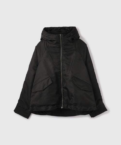 セール】ナイロン中綿フードMA-1ジャケット≪手洗い可能≫（MA-1