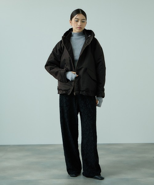 ビッキー（VICKY）/ナイロン中綿フードMA−1ジャケット≪手洗い可能≫ セール】ナイロン中綿フードMA-1ジャケット≪手洗い可能≫（MA-1