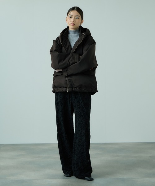 セール】ナイロン中綿フードMA-1ジャケット≪手洗い可能≫（MA-1