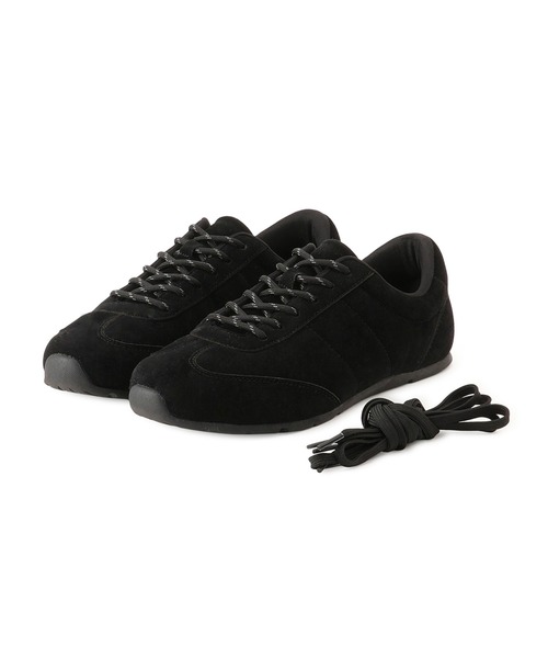 ROPE' PICNIC（ロペピクニック）の「シルバー＆スエードライクフラットスニーカー（スニーカー・レディース・ダークブラウン/シルバー/ブラック・23/24/25）」の4枚目の写真