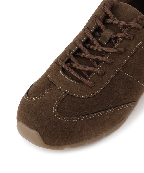 ROPE' PICNIC（ロペピクニック）の「シルバー＆スエードライクフラットスニーカー（スニーカー・レディース・ダークブラウン/シルバー/ブラック・23/24/25）」の19枚目の写真