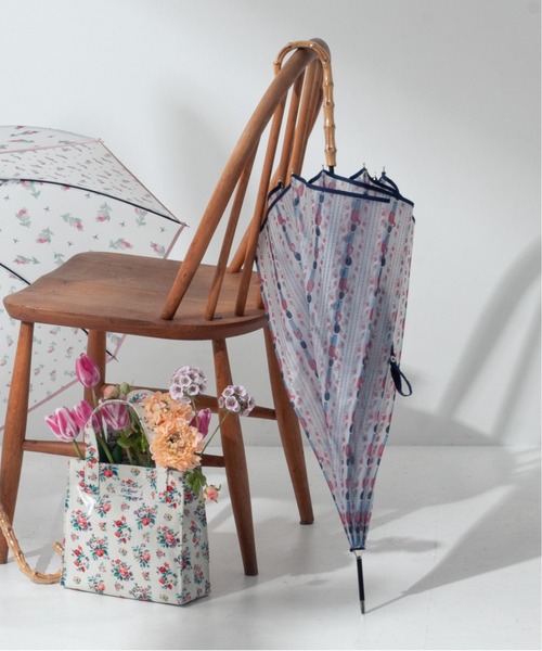 Cath Kidston（キャスキッドソン）の「TPU長傘 Guards Bud Stripe（長傘・レディース・ネイビー・FREE）」の4枚目の写真