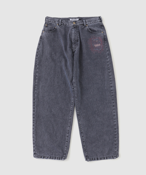 PARANOID(パラノイド)の「PARANOID / パラノイド OVERDYE STRAIGHT DENIM(デニムパンツ・メンズ・ネイビー/レッド・LARGE/SMALL/MEDIUM)」の1枚目の写真