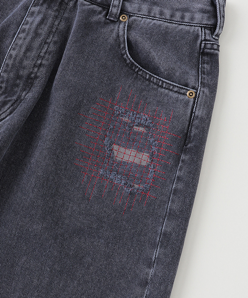 PARANOID(パラノイド)の「PARANOID / パラノイド OVERDYE STRAIGHT DENIM(デニムパンツ・メンズ・ネイビー/レッド・LARGE/SMALL/MEDIUM)」の5枚目の写真