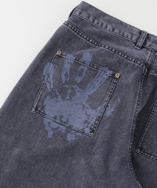 PARANOID(パラノイド)の「PARANOID / パラノイド OVERDYE STRAIGHT DENIM(デニムパンツ・メンズ・ネイビー/レッド・LARGE/SMALL/MEDIUM)」の7枚目の写真